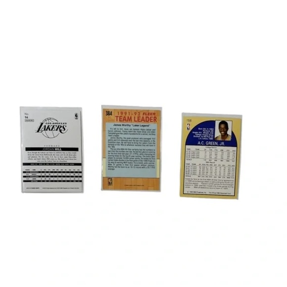 Los Angeles Lakers 3 Card Lot - Basketball - Picture 2 of 2